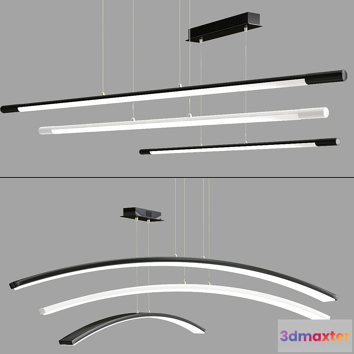 1453684 - led pendant light collection 3D Max