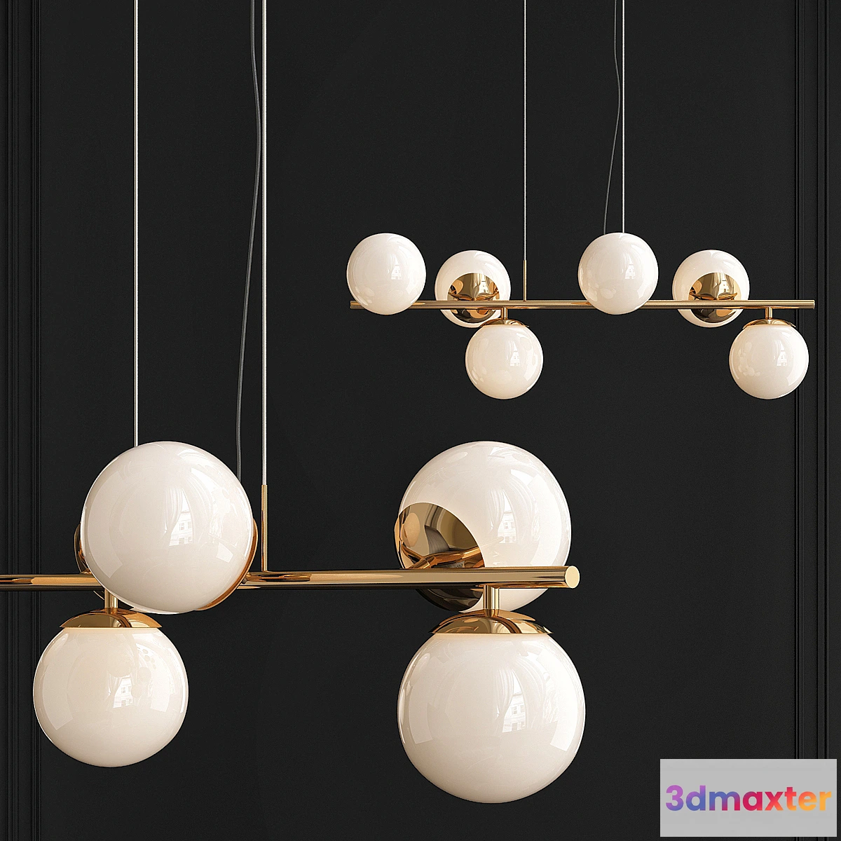 1454138 - Gerhort Chandelier No.19 3D Max