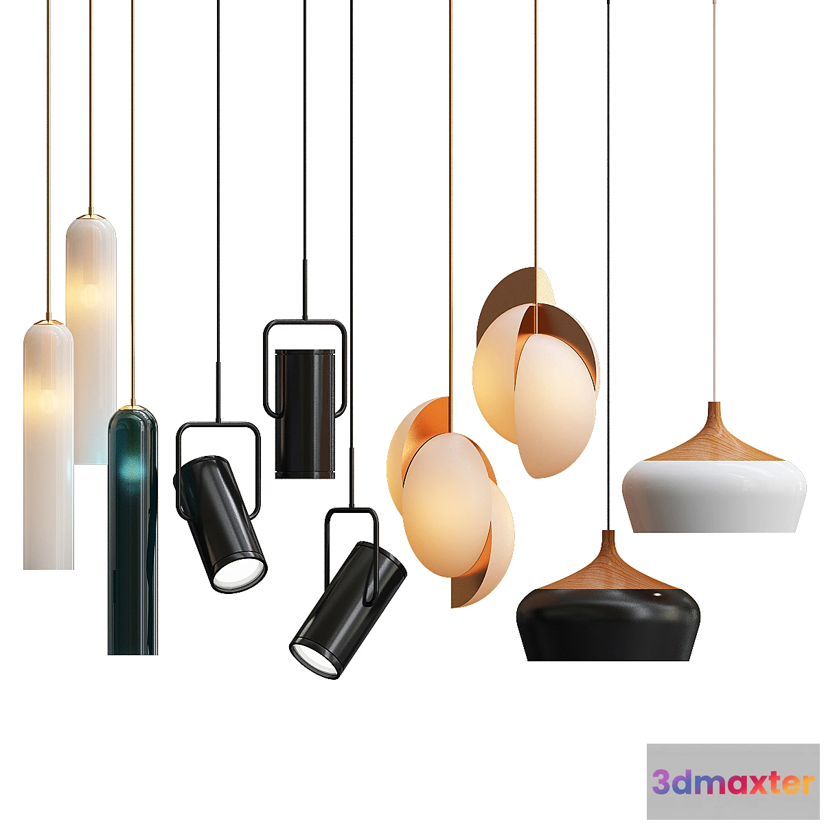 1454678 - Collection of Pendant Lights_11 3D Max