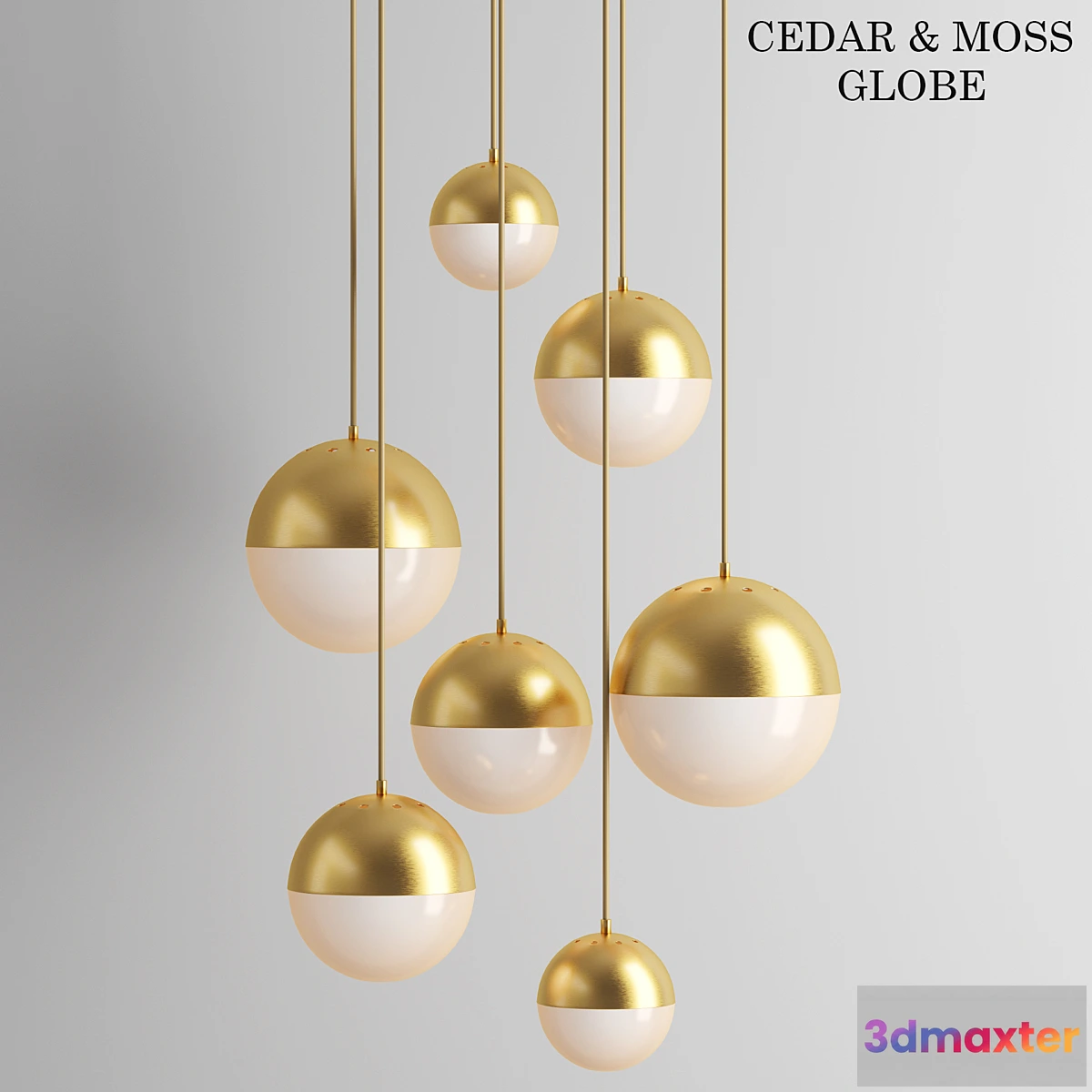 1455140 - CEDAR & MOSS GLOBE pendant lighting 3D Max