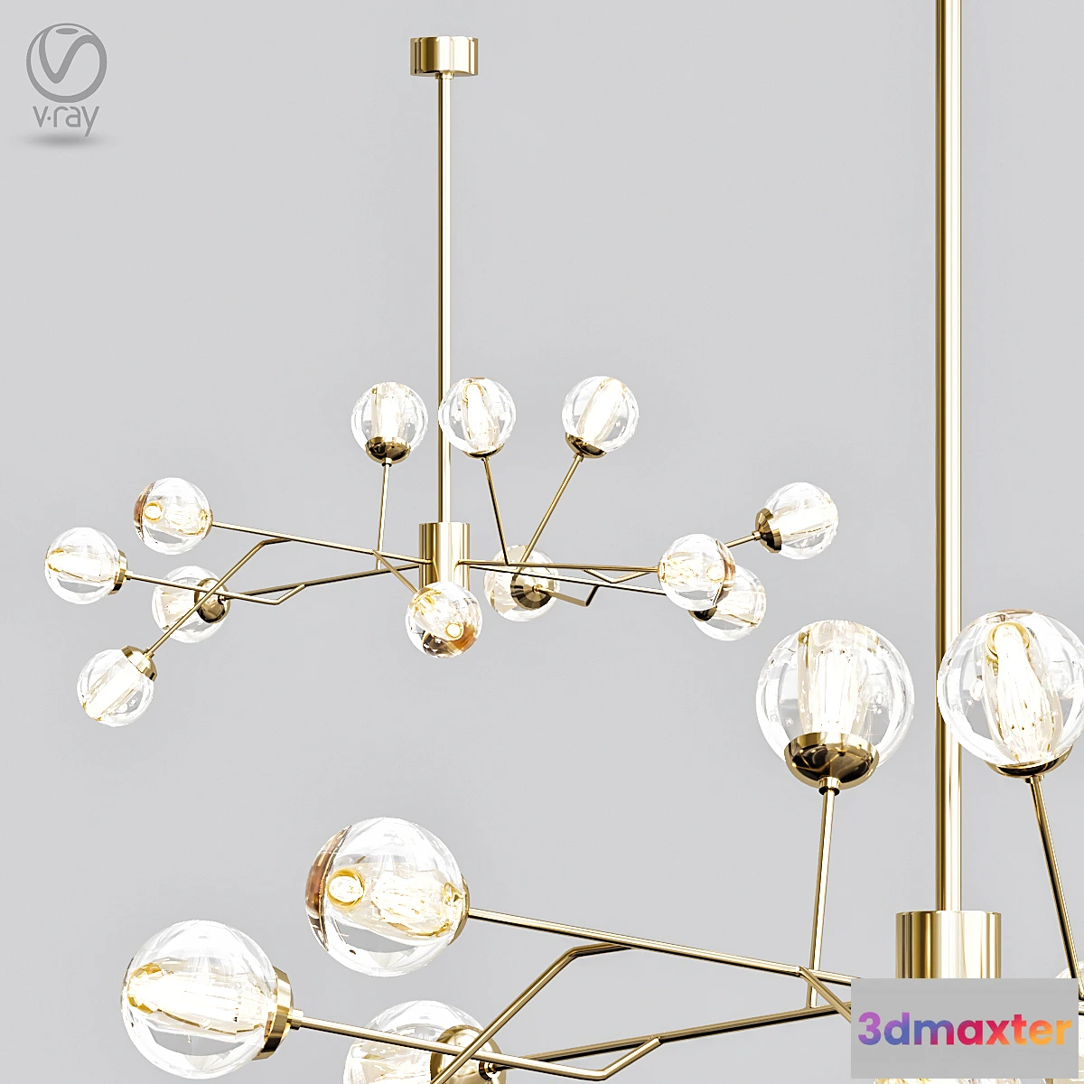 1455198 - Dallas chandelier 3D Max