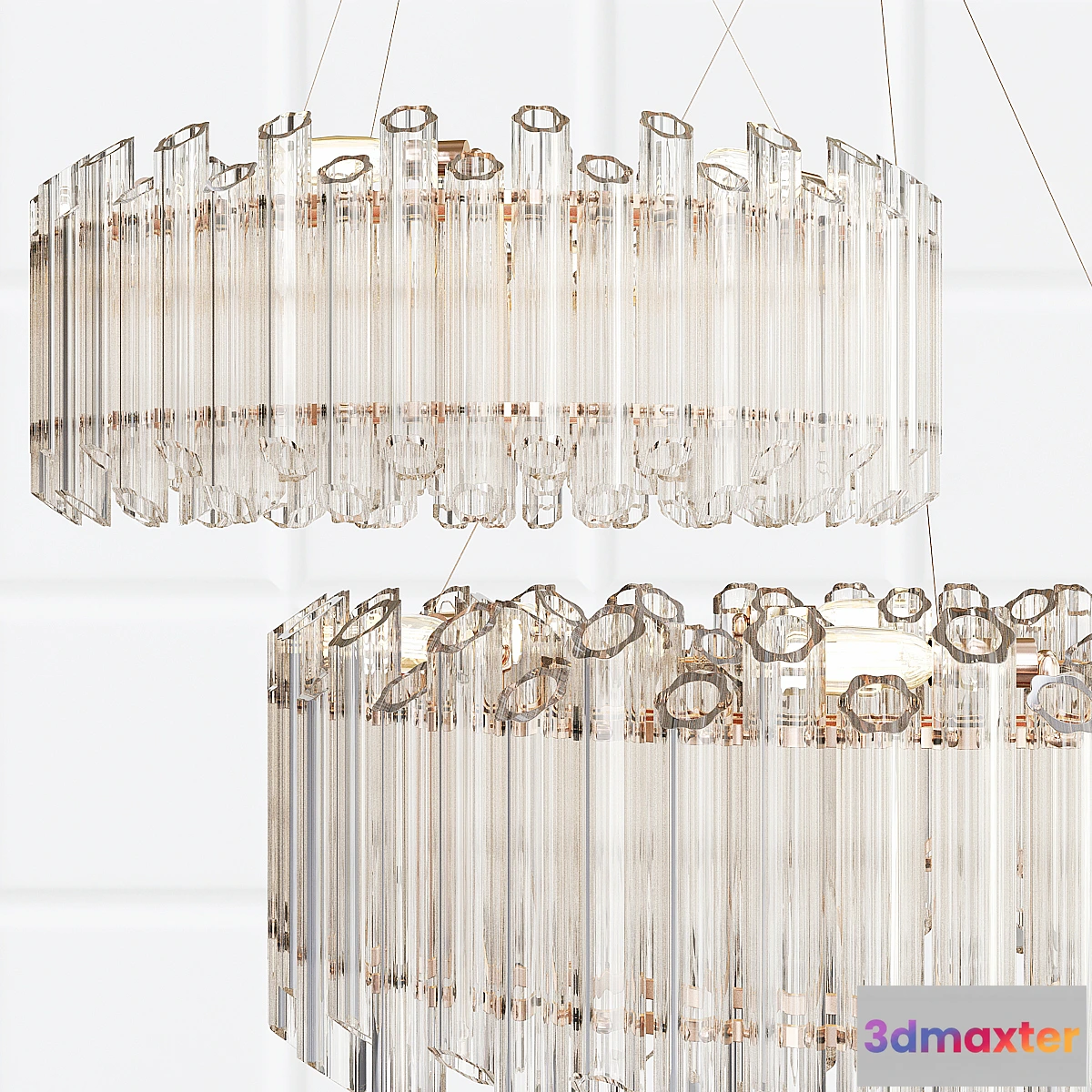 1455304 - Kebo amazing glass chandelier 3D Max
