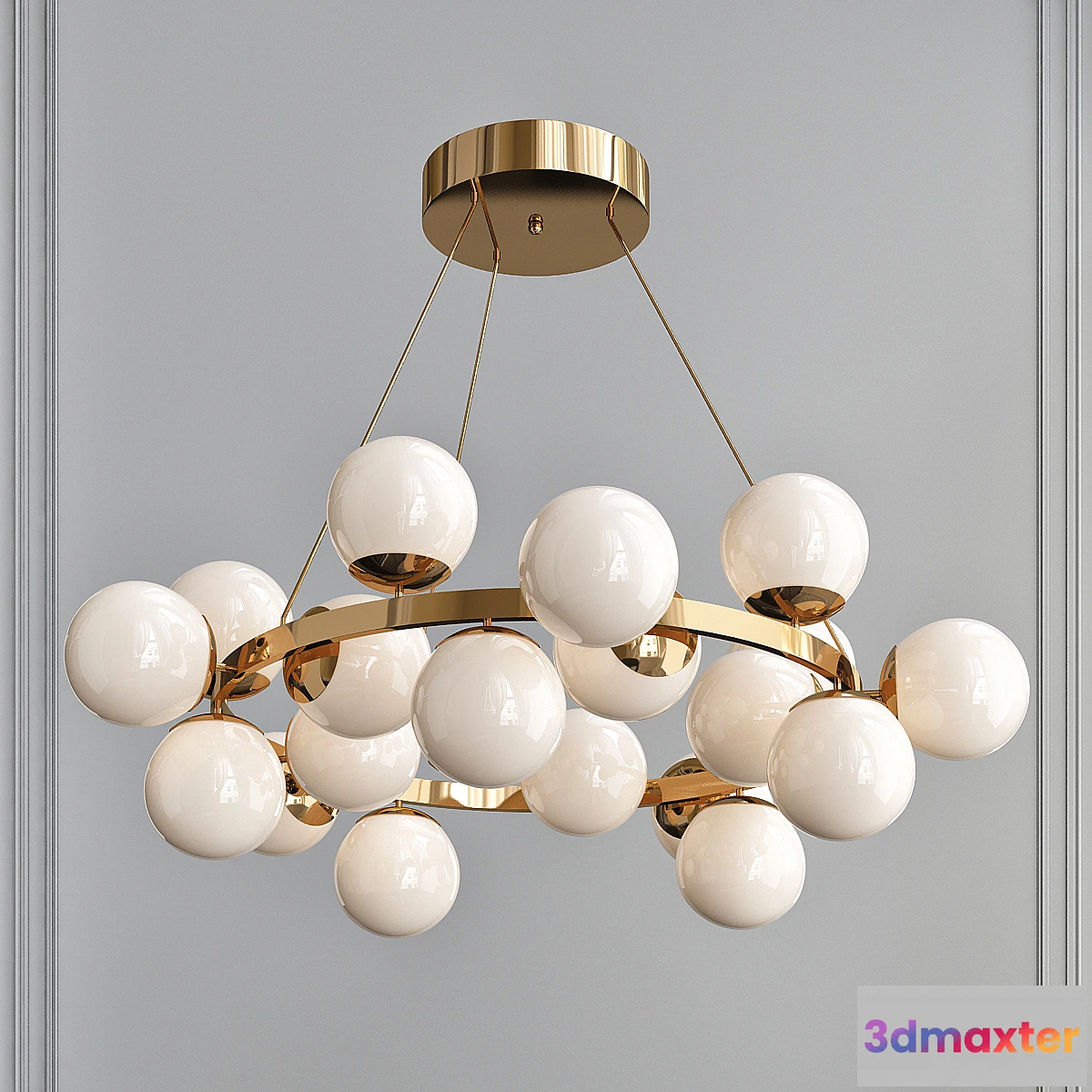 1455426 - Maytoni MOD548PL-25G Dallas 3D Max