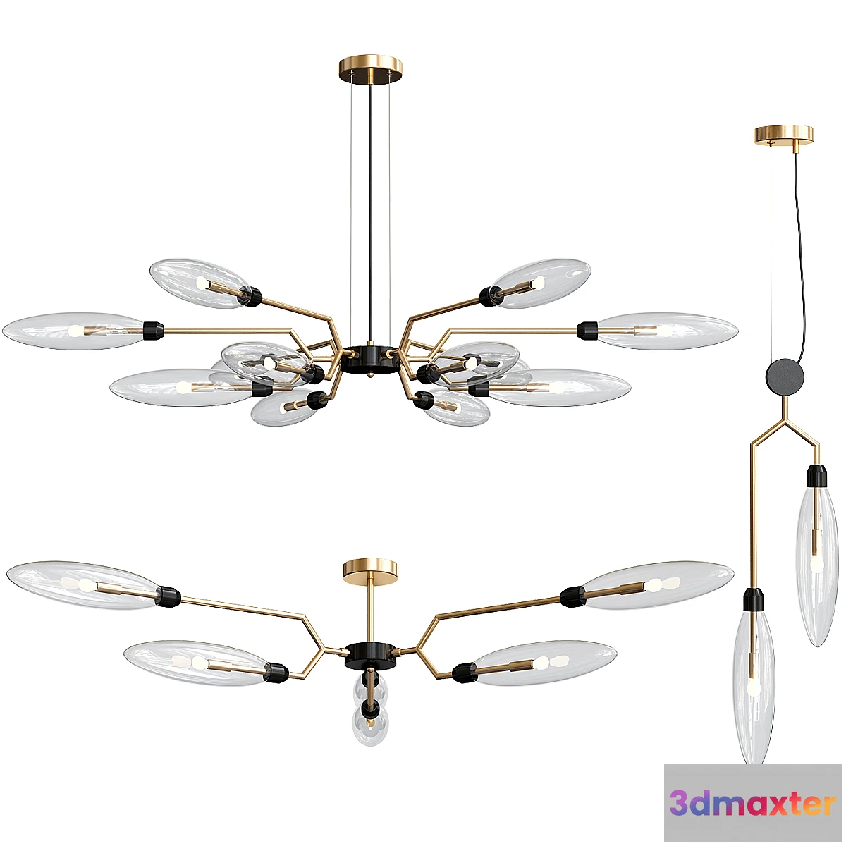 1455448 - Maytoni MOD012CL Ventura Set 3D Max