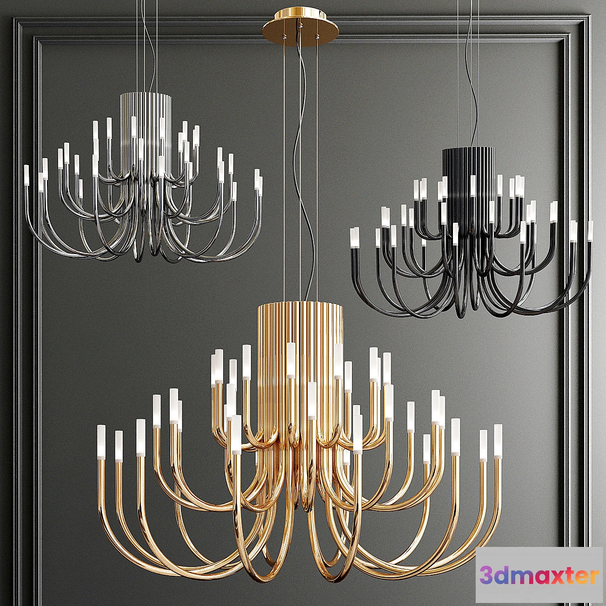 1456194 - Alma chandelier 3D Max