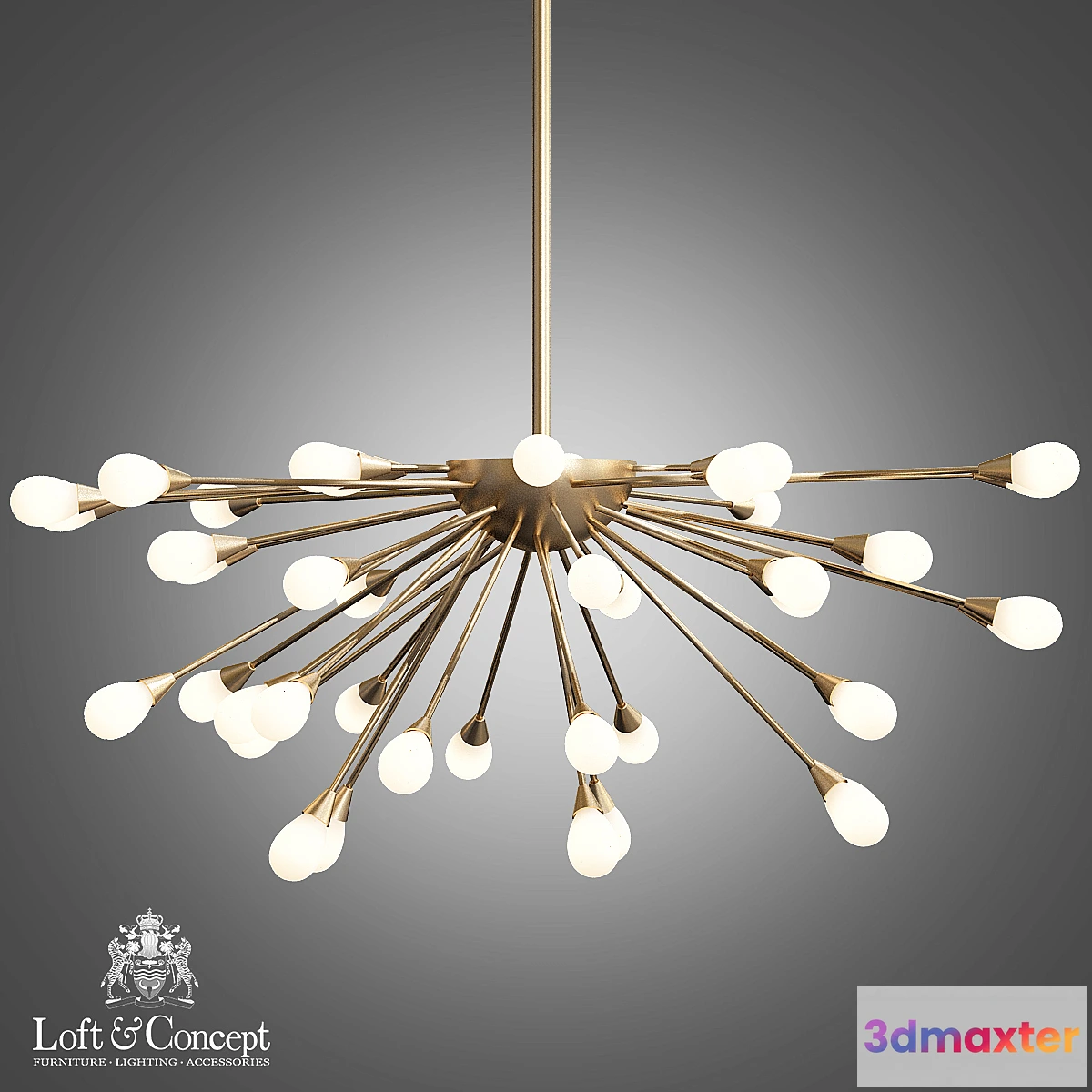 1456276 - Original Sputnik Kronleuchter 3D Max