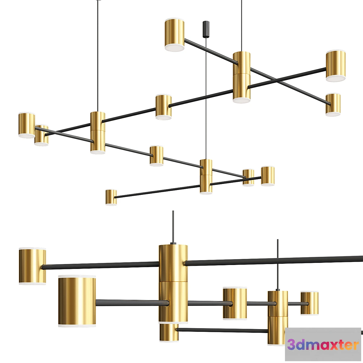 1456532 - Luce Anichita Chandelier 3D Max