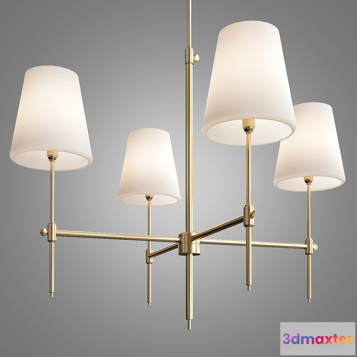 1456732 - Bryant Small Chandelier 3D Max