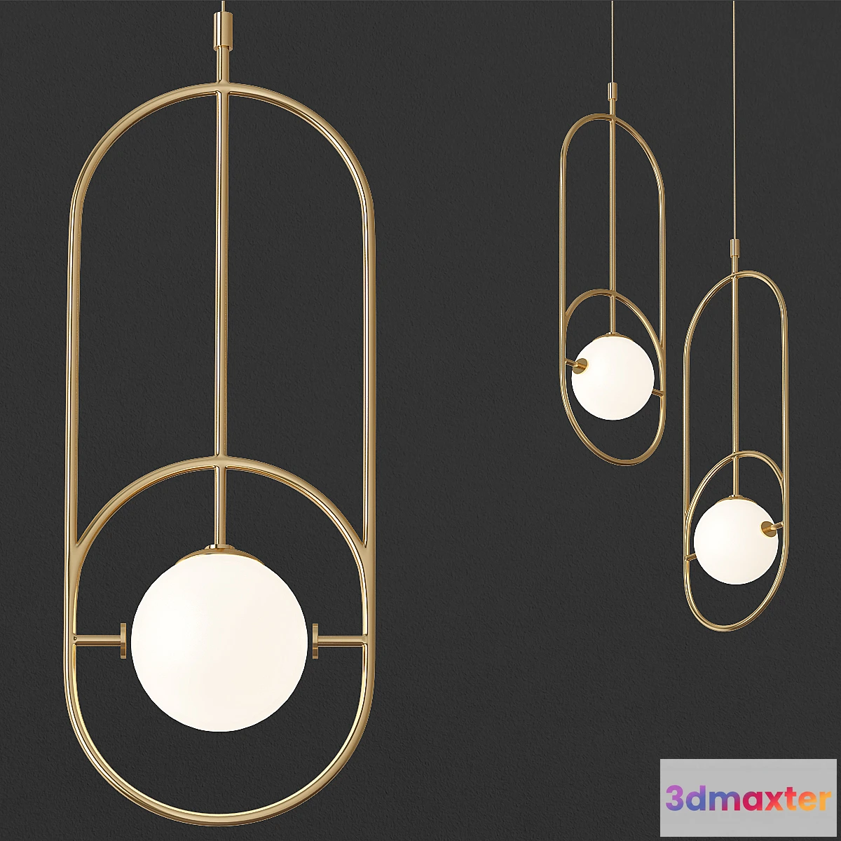1457332 - Loop Suspension Lamp by Mambo Unlimited 3D Max