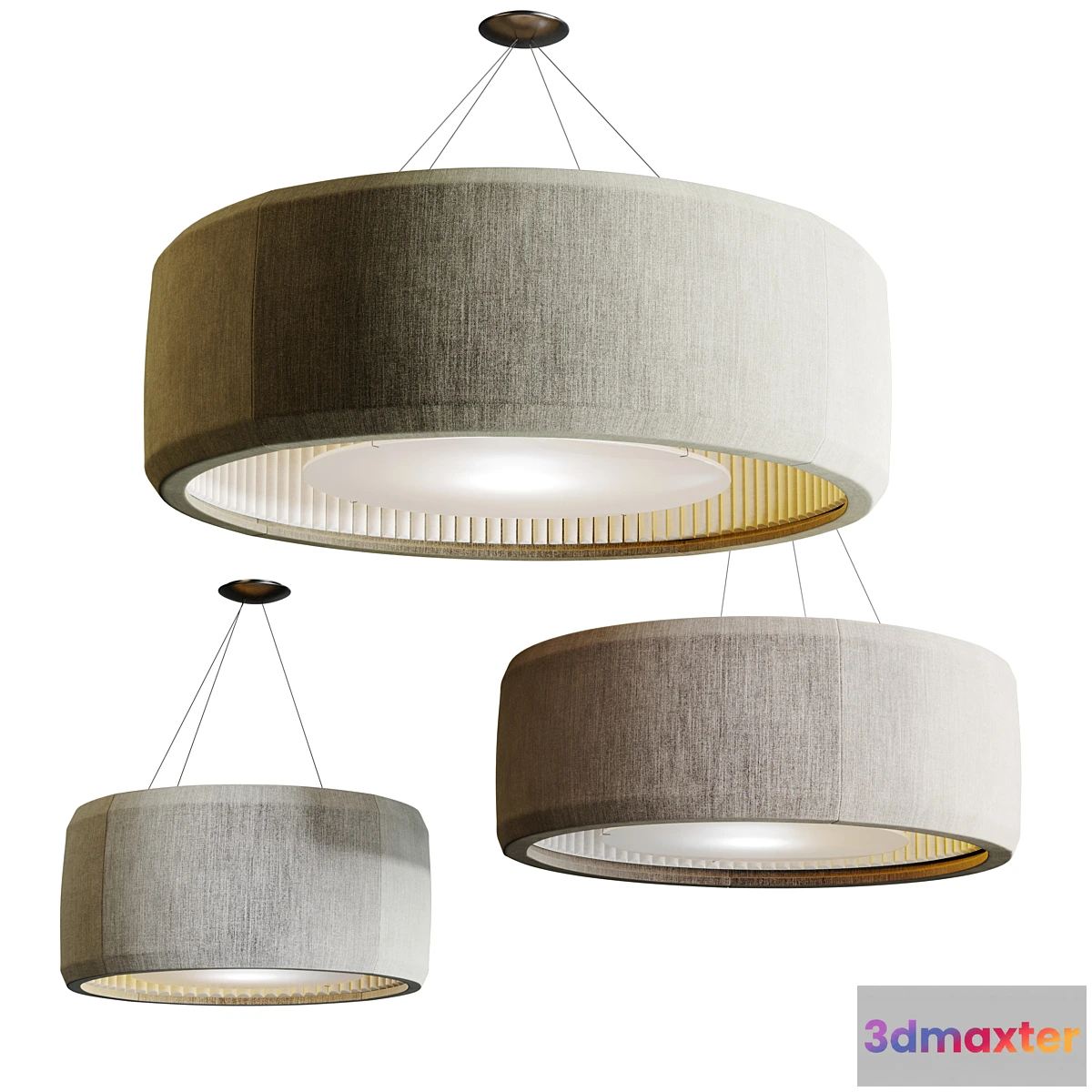1457380 - Luceplan Silenzio Hanglamp 3D Max