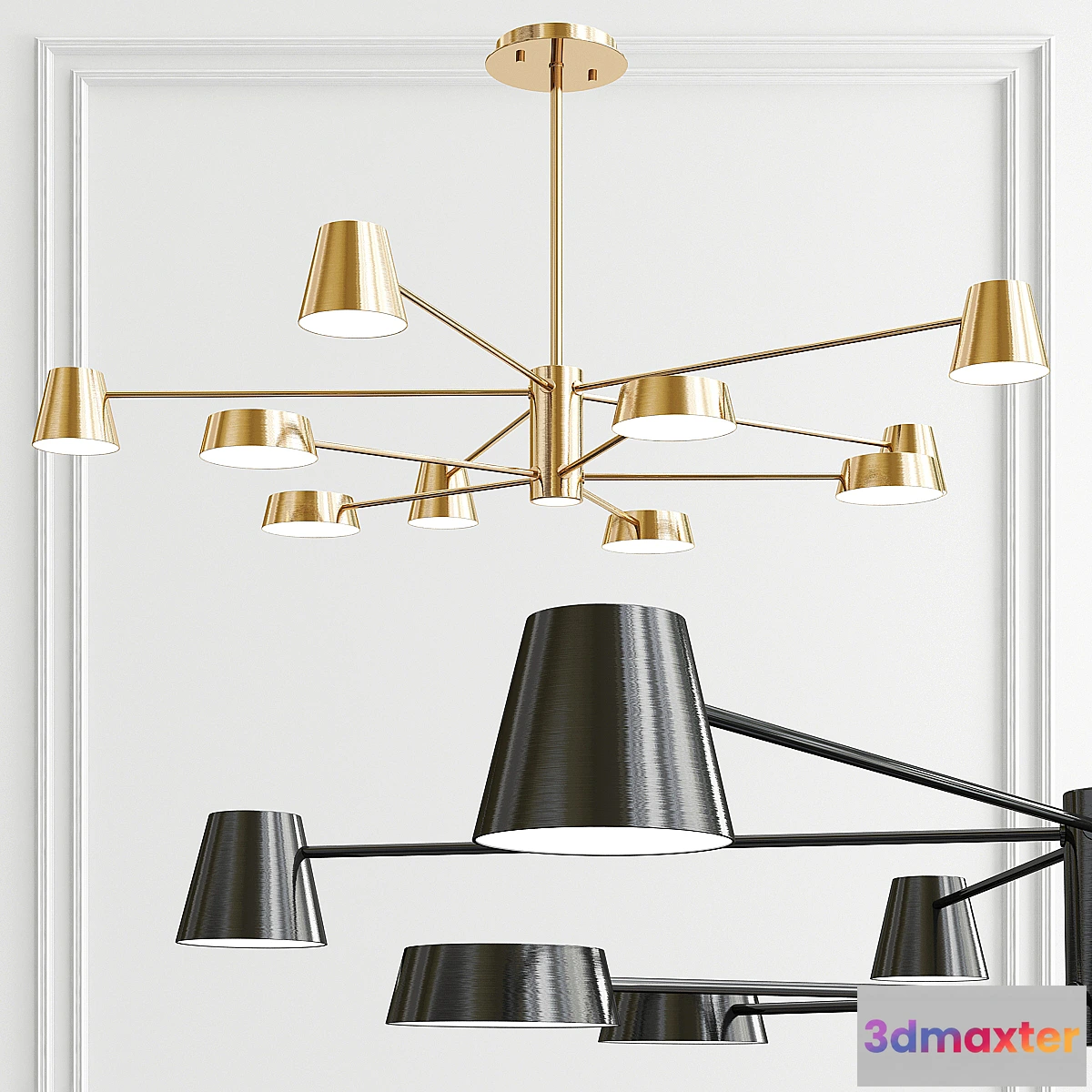 1457600 - Lampatron Toivalo Chandelier 3D Max