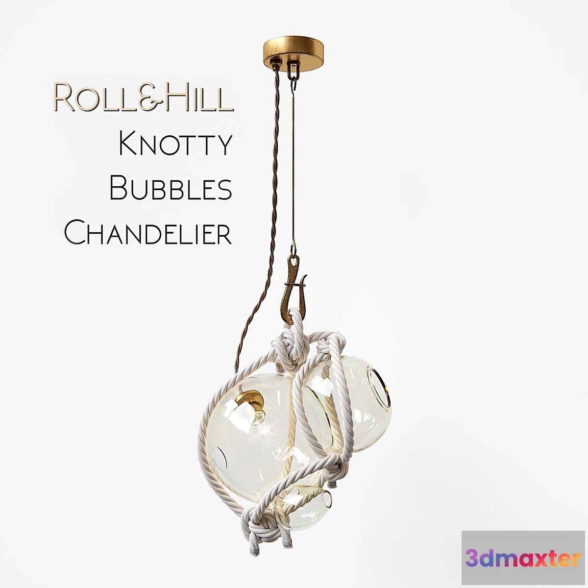 1457710 - Roll&Hill  Knotty Bubbles Chandelier 3D Max