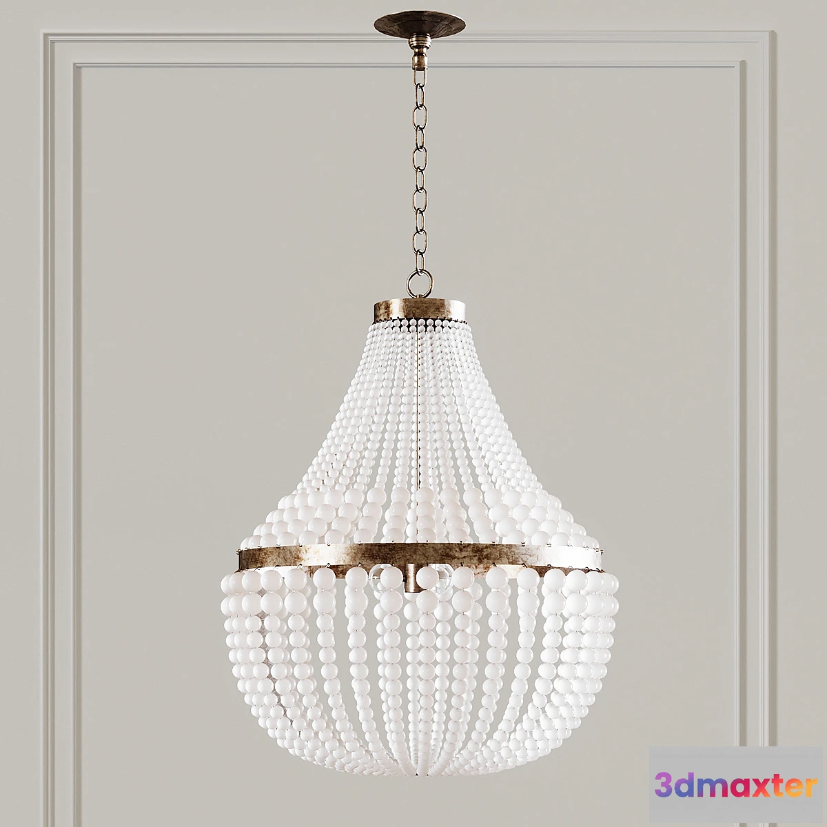 1458100 - Currey & Company Chanteuse Chandelier 3D Max