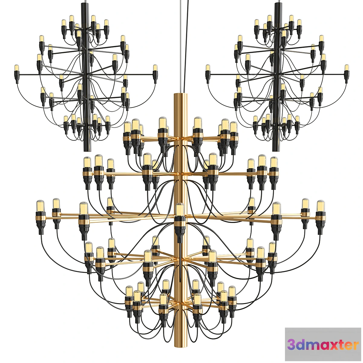 1458238 - Flos chandelier 3D Max