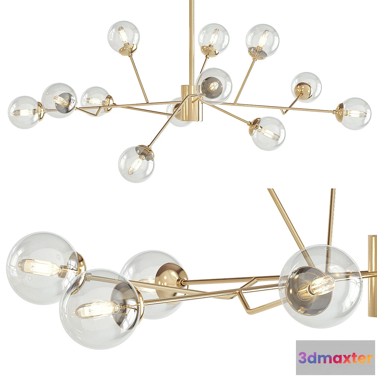 1458340 - Dallas chandelier 3D Max