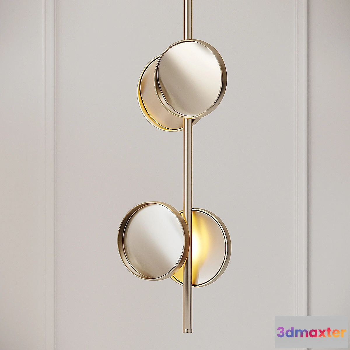 1458902 - Studio Truly Truly X Rakumba - Cylon Disc Lamp 3D Max