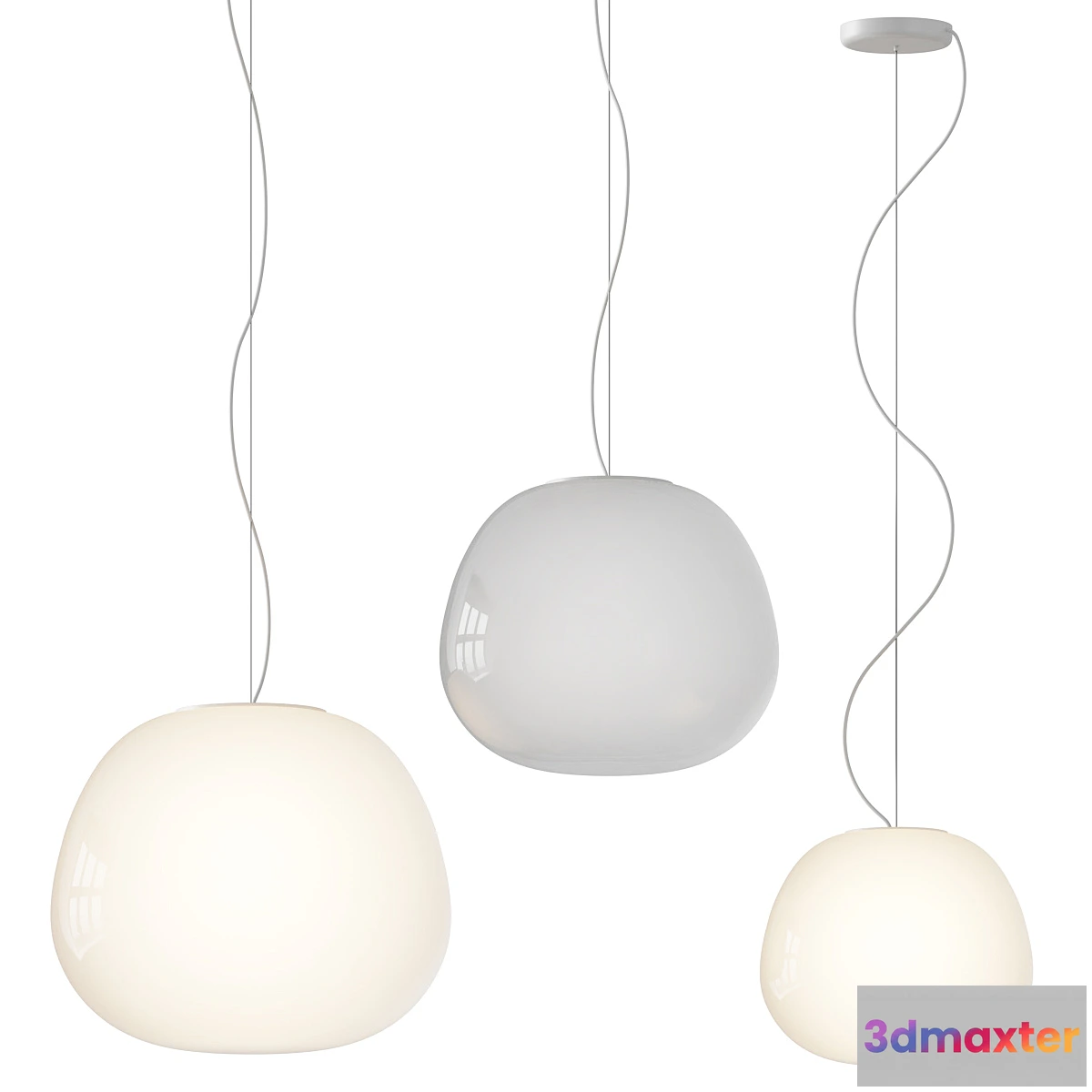 1459996 - Fabbian - Lumi Mochi Pendant 3D Max