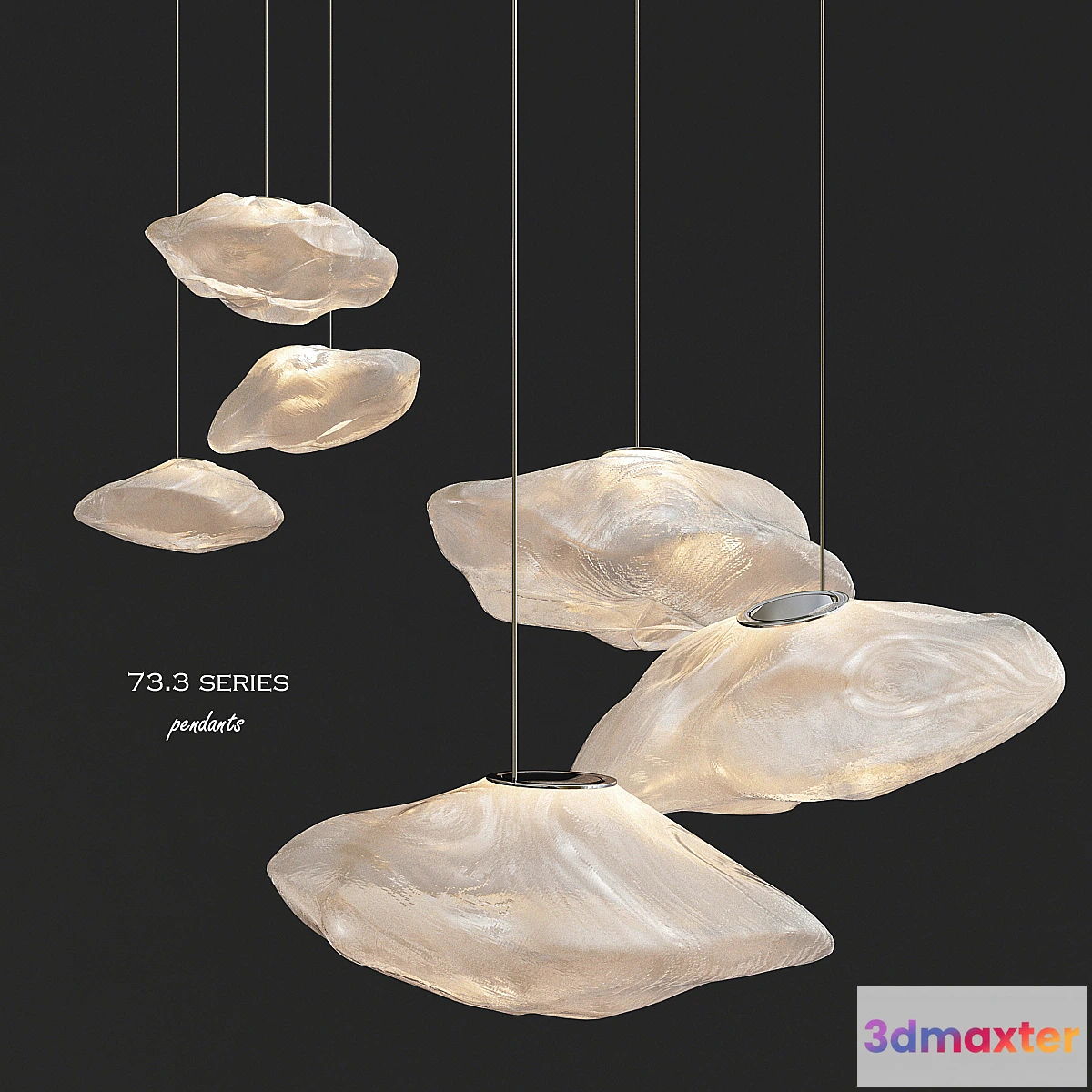 1460282 - Bocci 73.3 pendants 3D Max