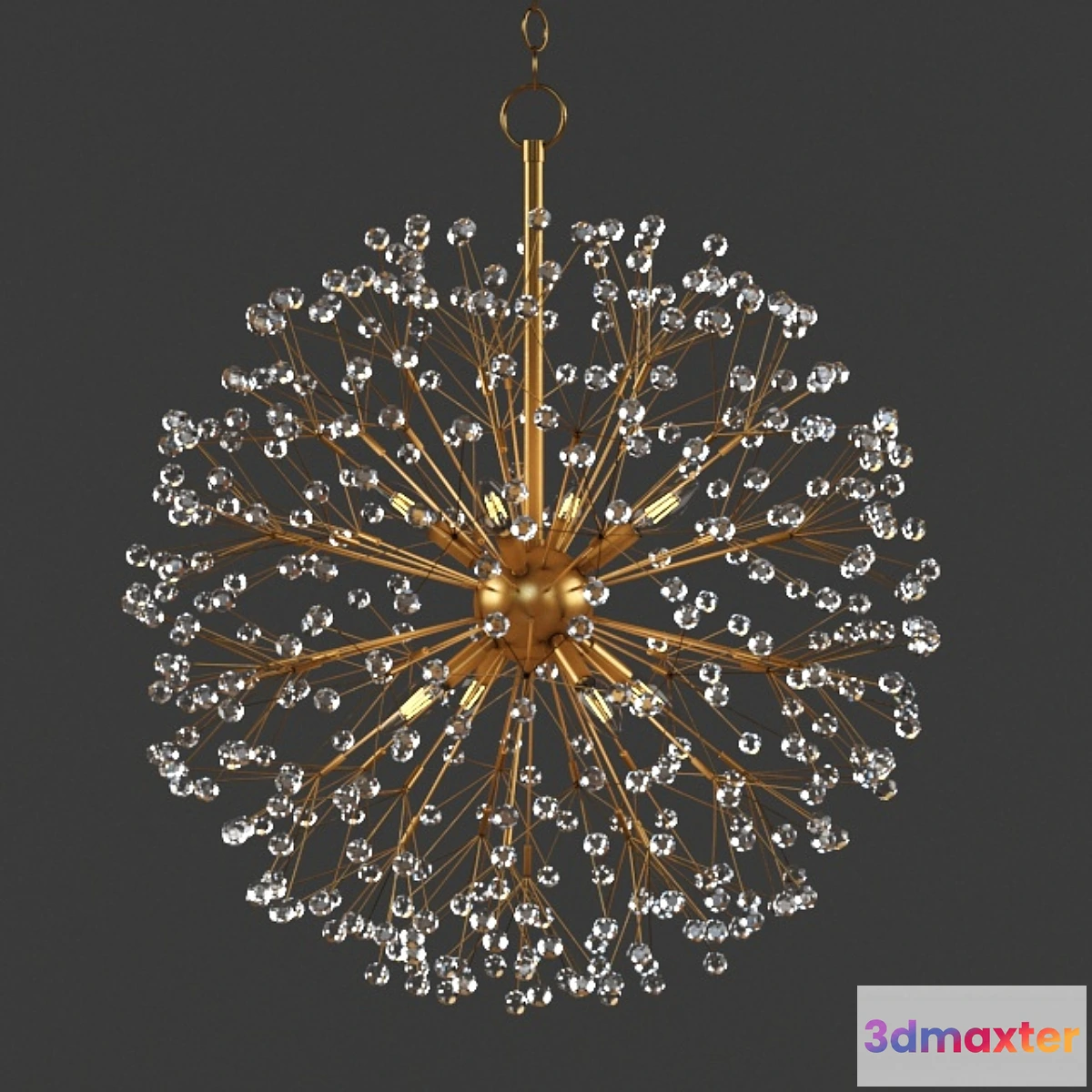 1460434 - Dunkirk 8 Light Chandelier 3D Max