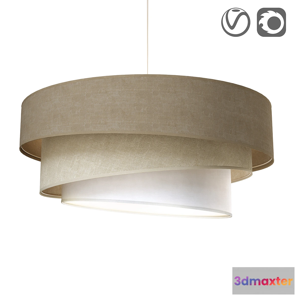 1460644 - Textile lamp IONOS 3D Max