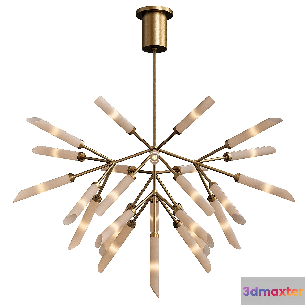 1460972 - Tech Lighting Spur Grande Chandelier 3D Max
