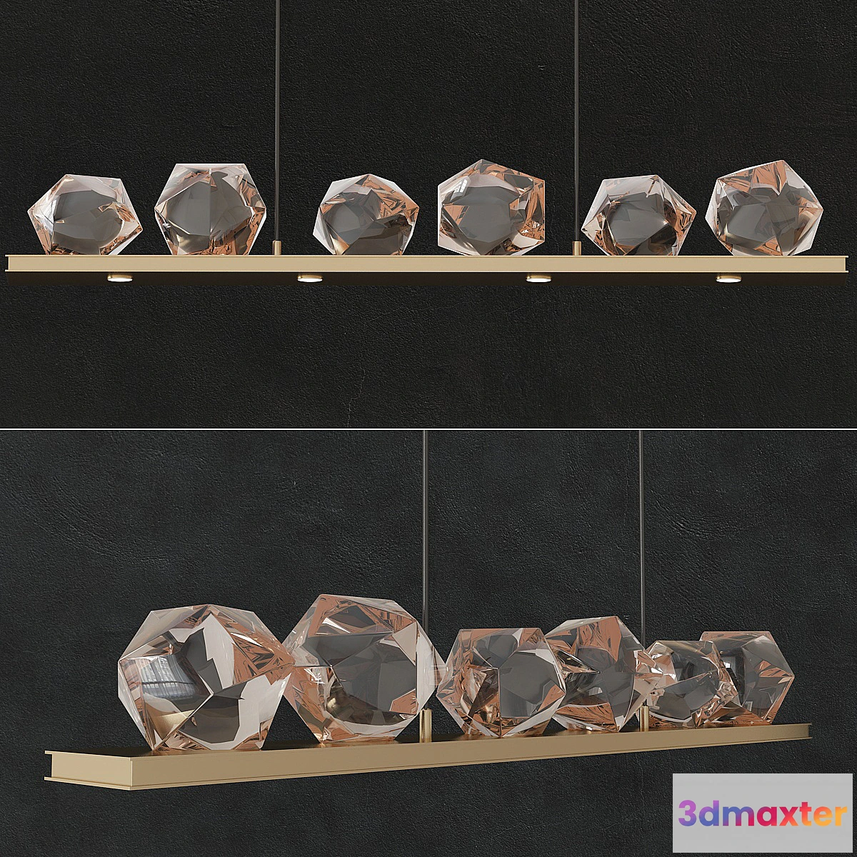 1461240 - Linear Chandelier 6 3D Max