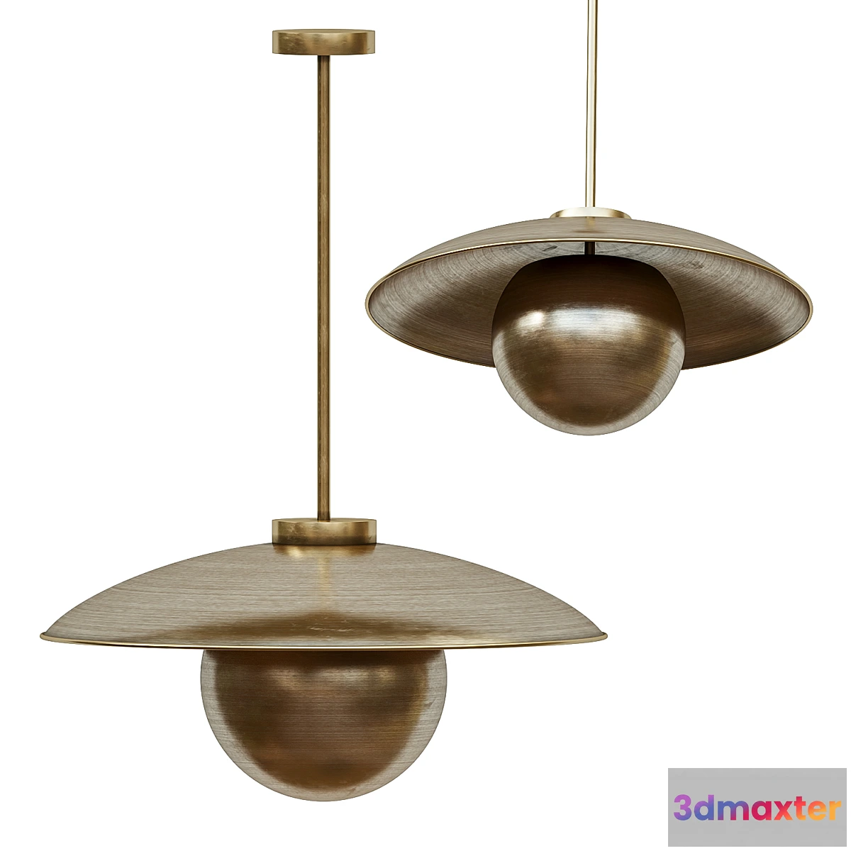 1461360 - Jan Garncarek Design Metropolis Brass Suspension 3D Max