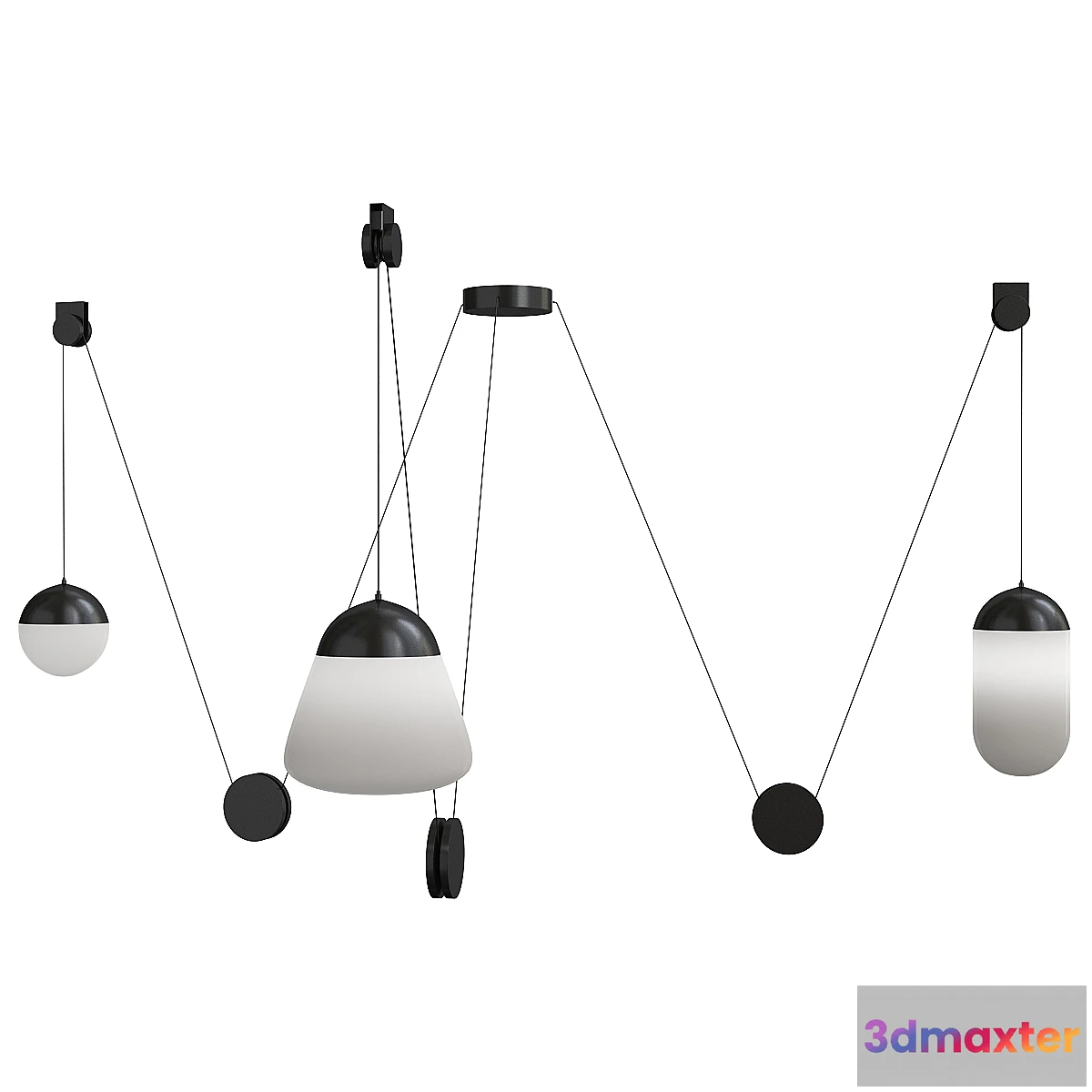 1461692 - planets pendant light 3D Max