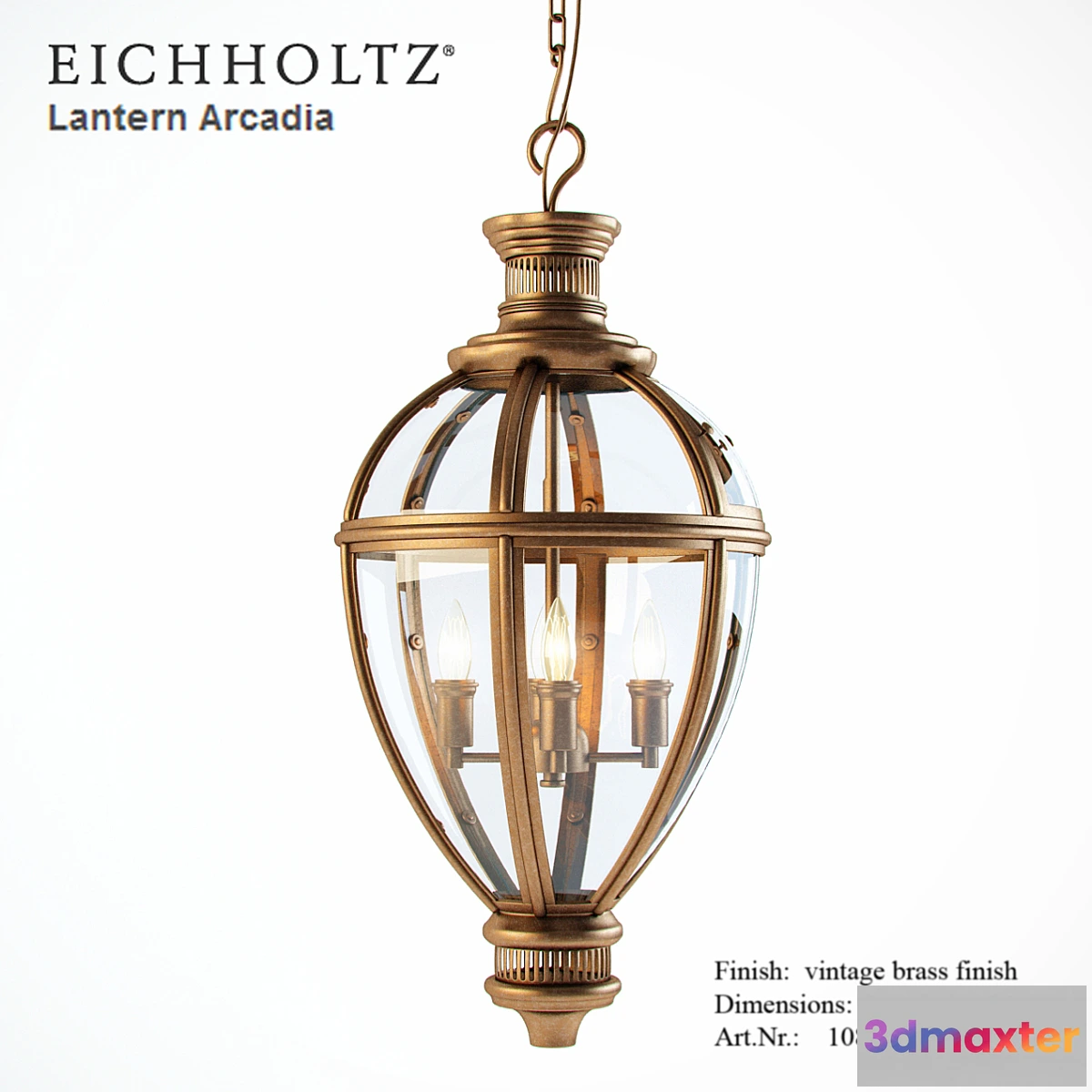1461912 - Eichholtz Lantern Arcadia 3D Max