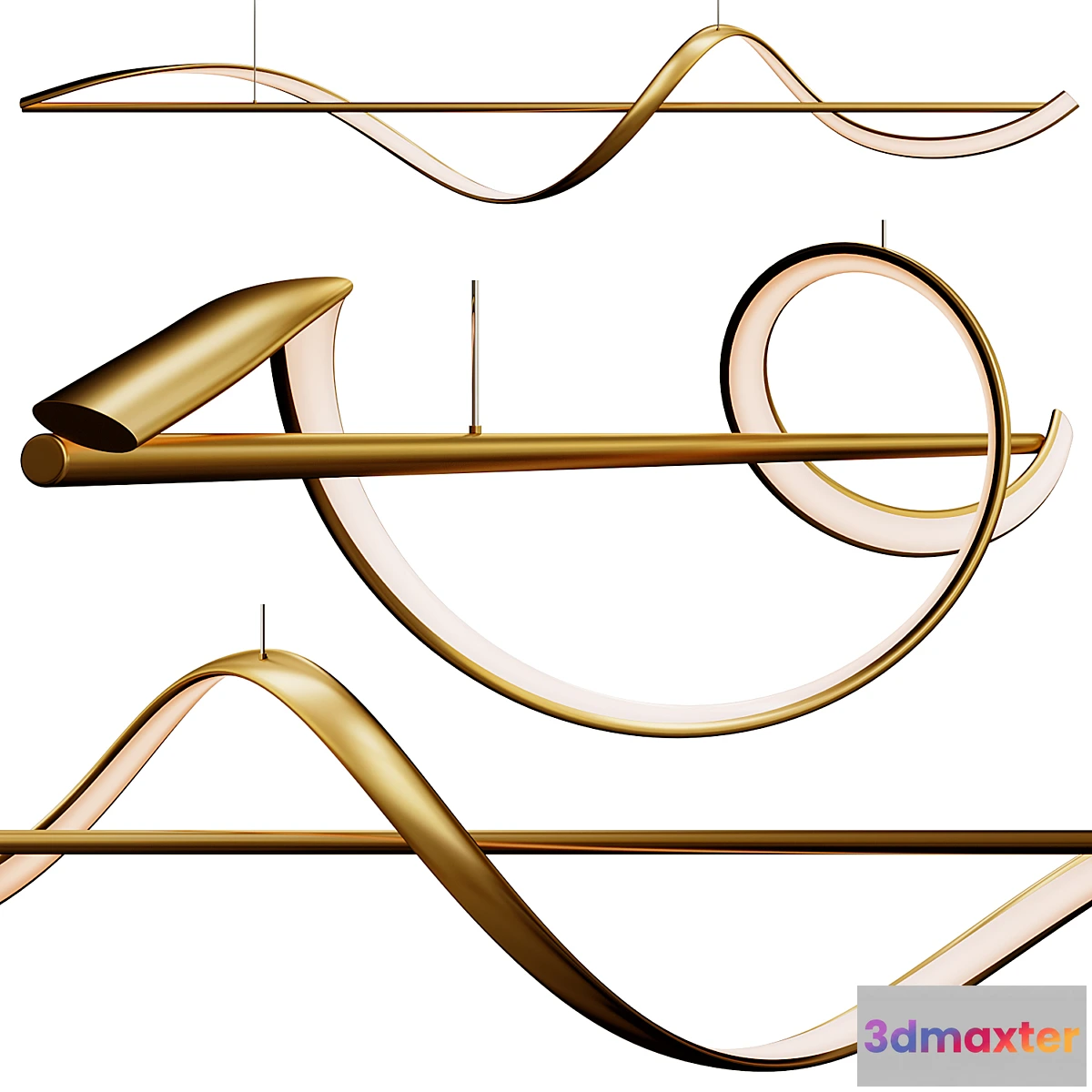 1462176 - Pendant Lamp ADONIS 3D Max