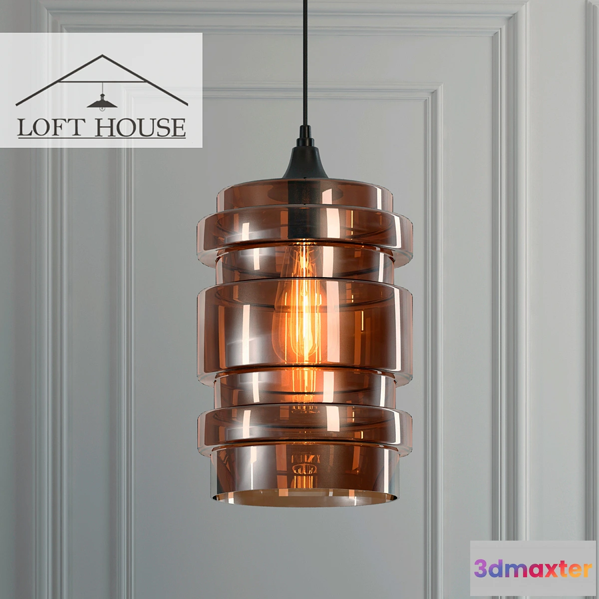 1462502 - Hanging lamp LOFT HOUSE P-159 3D Max