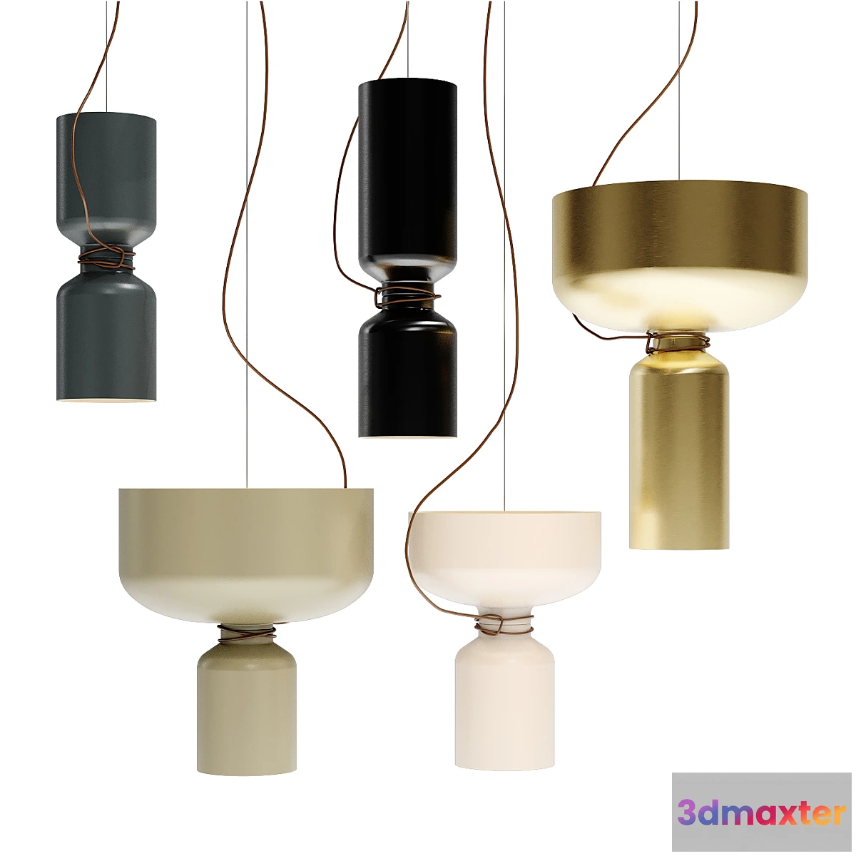 1462572 - ANDlight SPOTLIGHT VOLUMES Pendant lamp 3D Max