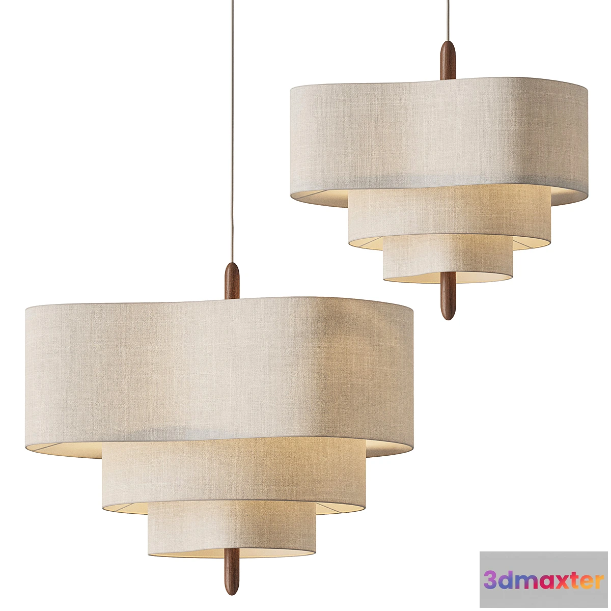 1462610 - Pebble Pendant Light 3D Max