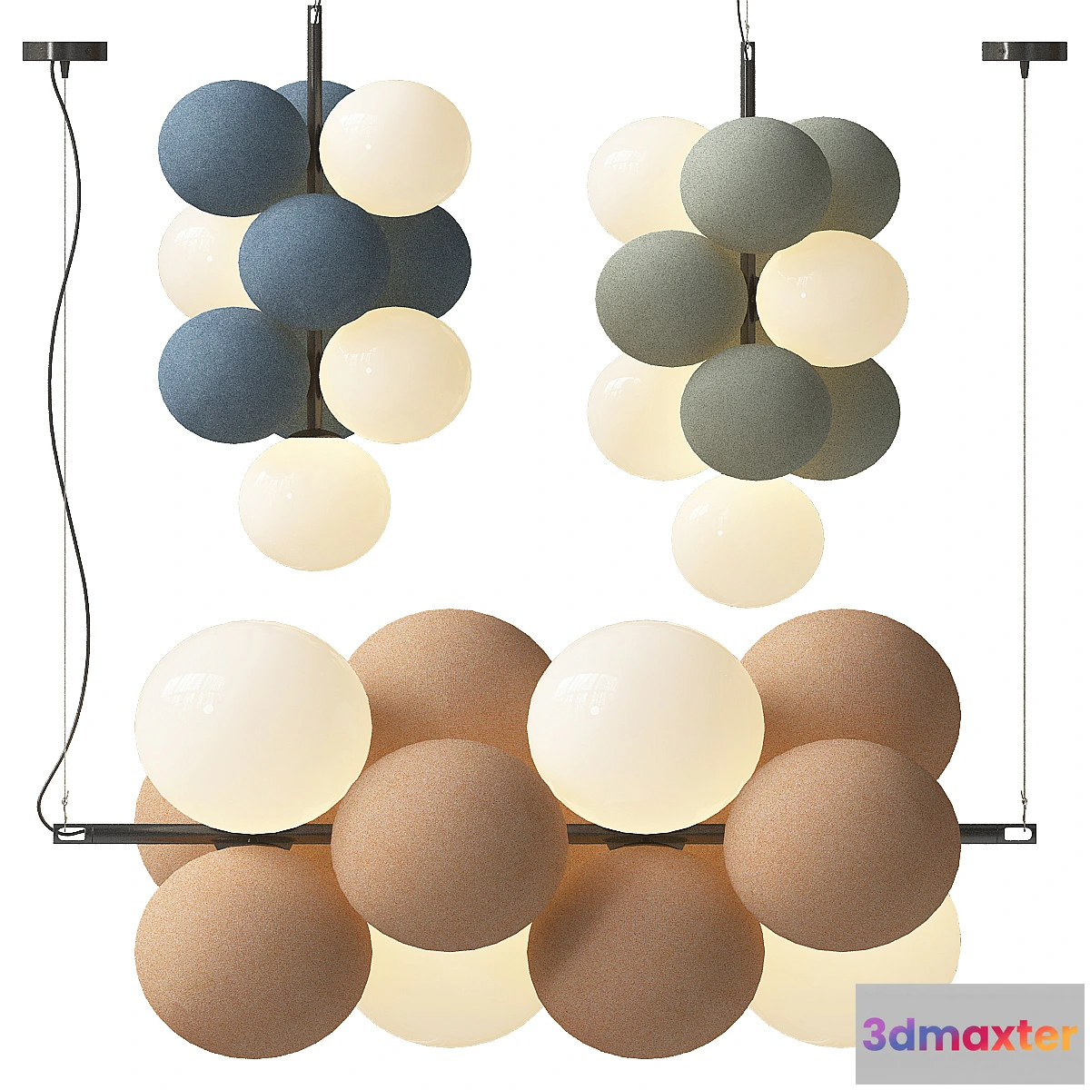 1462640 - Terracotta Pendant Lights 3D Max