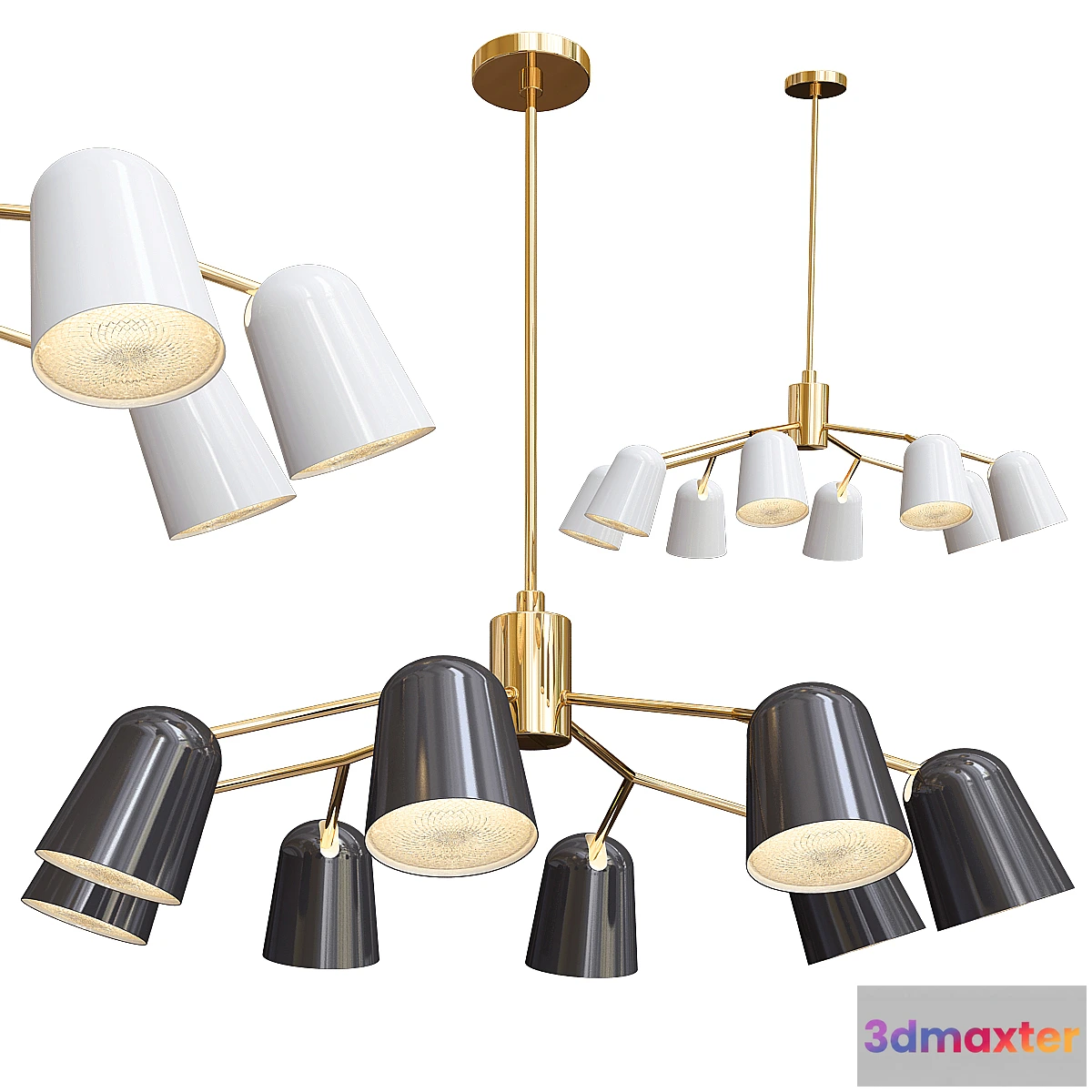 1462854 - Trill Chandelier - 2 types 3D Max