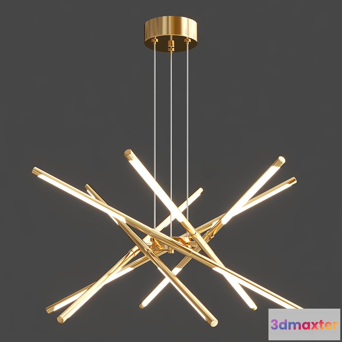 1462980 - Led pendant chandelier 12 3D Max
