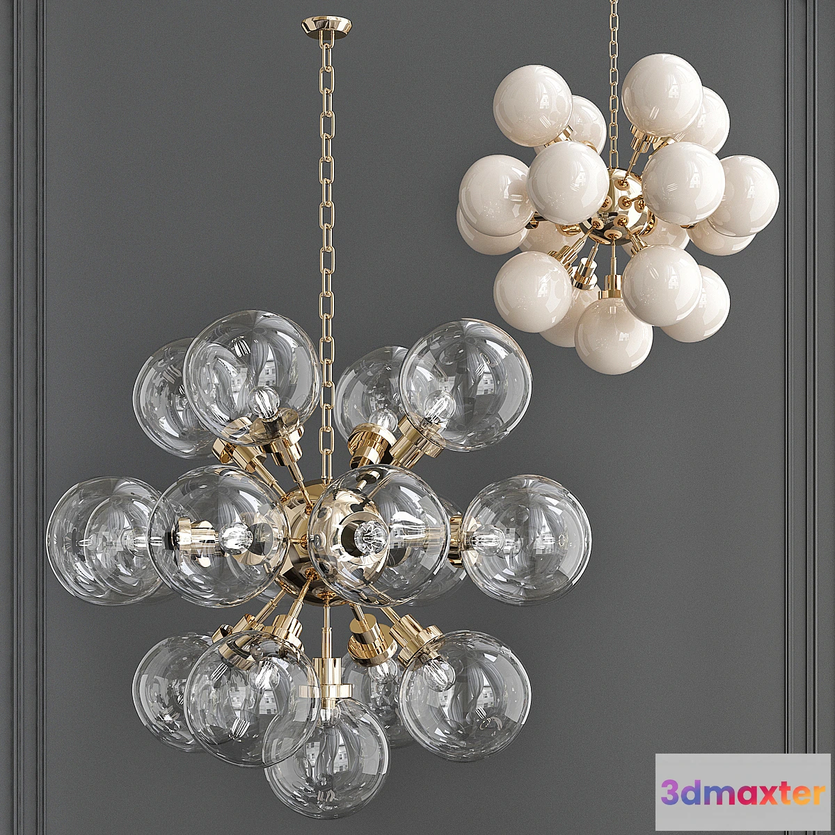 1463458 - Eichholtz CHANDELIER LUDLOW 3D Max