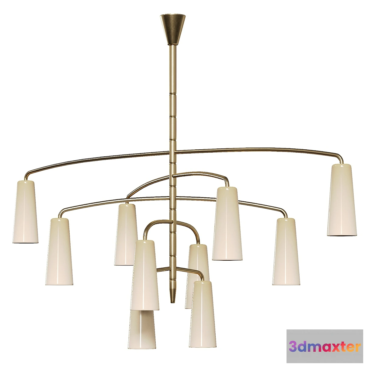 1464344 - Barovier Colimacon Venetian Pendant Lamp 3D Max