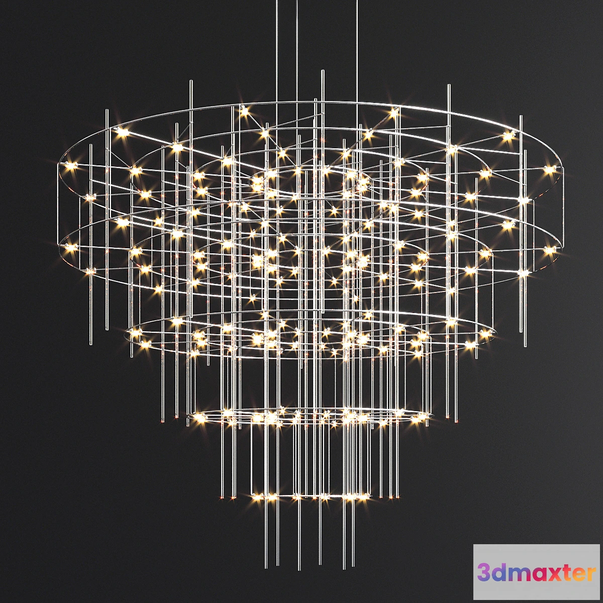1464728 - Spy quasar chandelier 3D Max