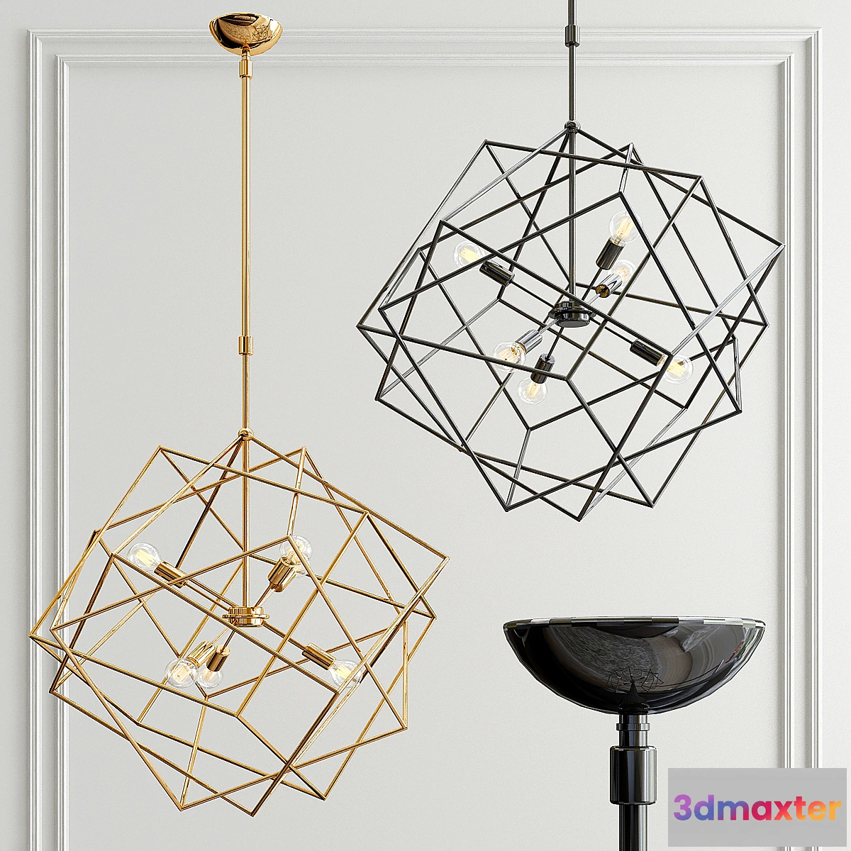 1465758 - Currey & company chandelier 3D Max
