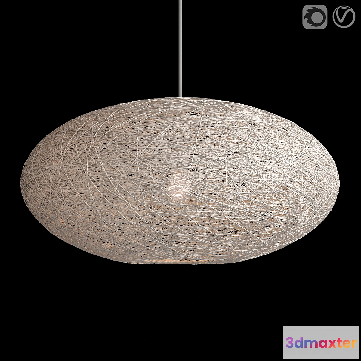 1465764 - Keira Pendant Restoration Hardware 3D Max