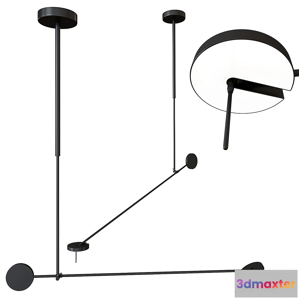 1465950 - Ceiling lamp GROK INVISIBLE 00-5694-05-05 3D Max