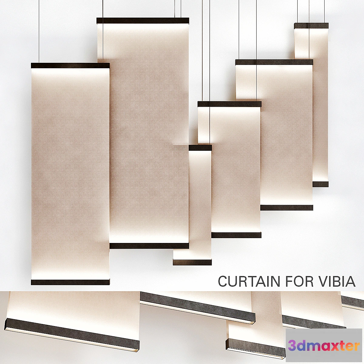 1466148 - Vibia Curtain 7160 3D Max