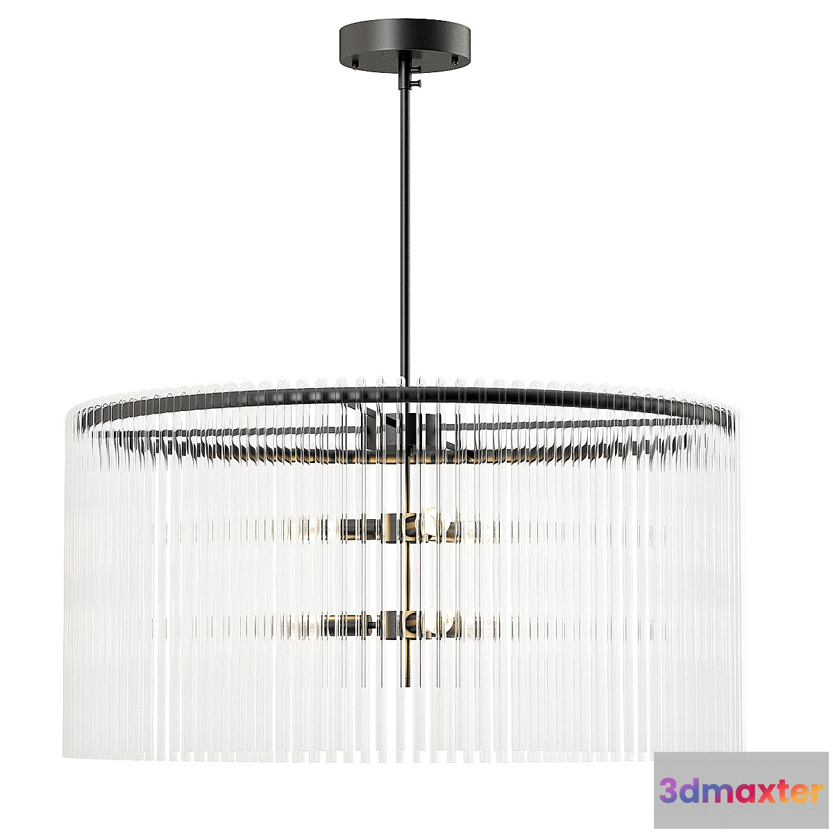 1466930 - Glass Cicles Chandelier- 3D Max