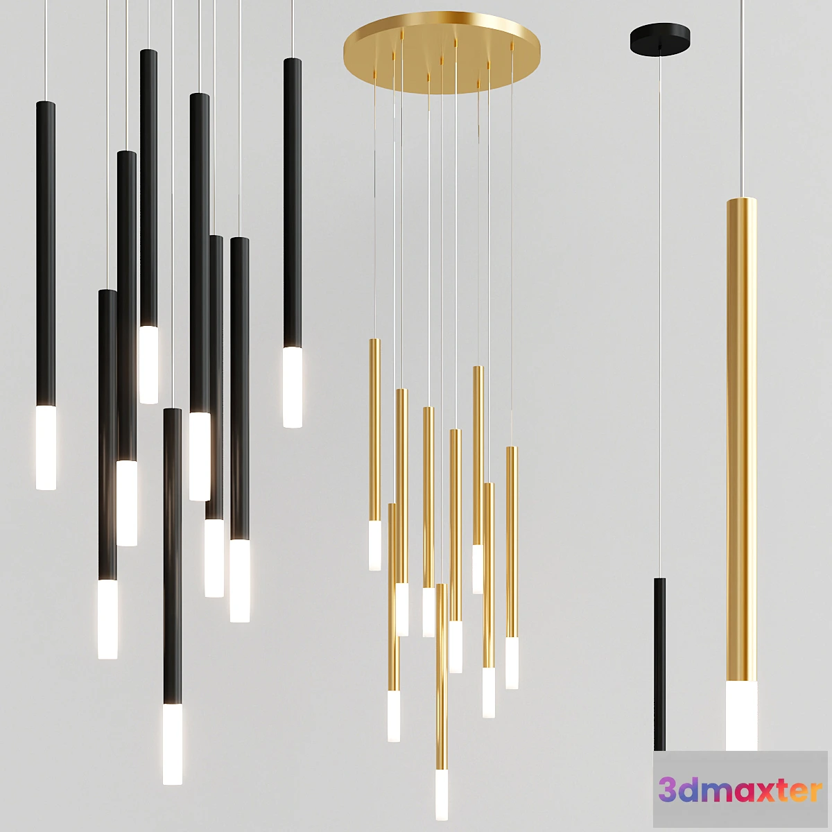 1467328 - ZEN pendant light collection 3D Max