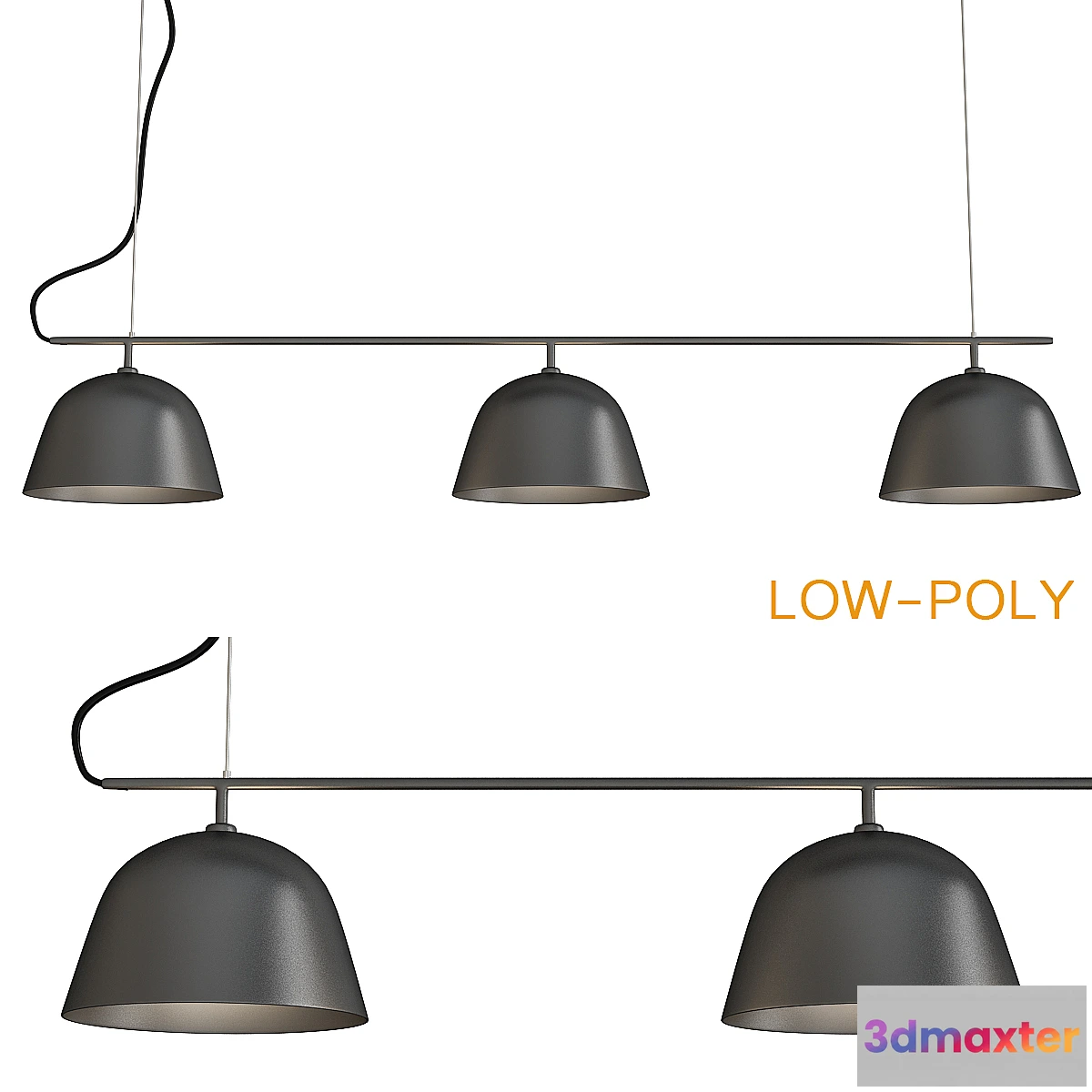 1467356 - Ambit Rail Lampada a Sospensione Muuto 3D Max