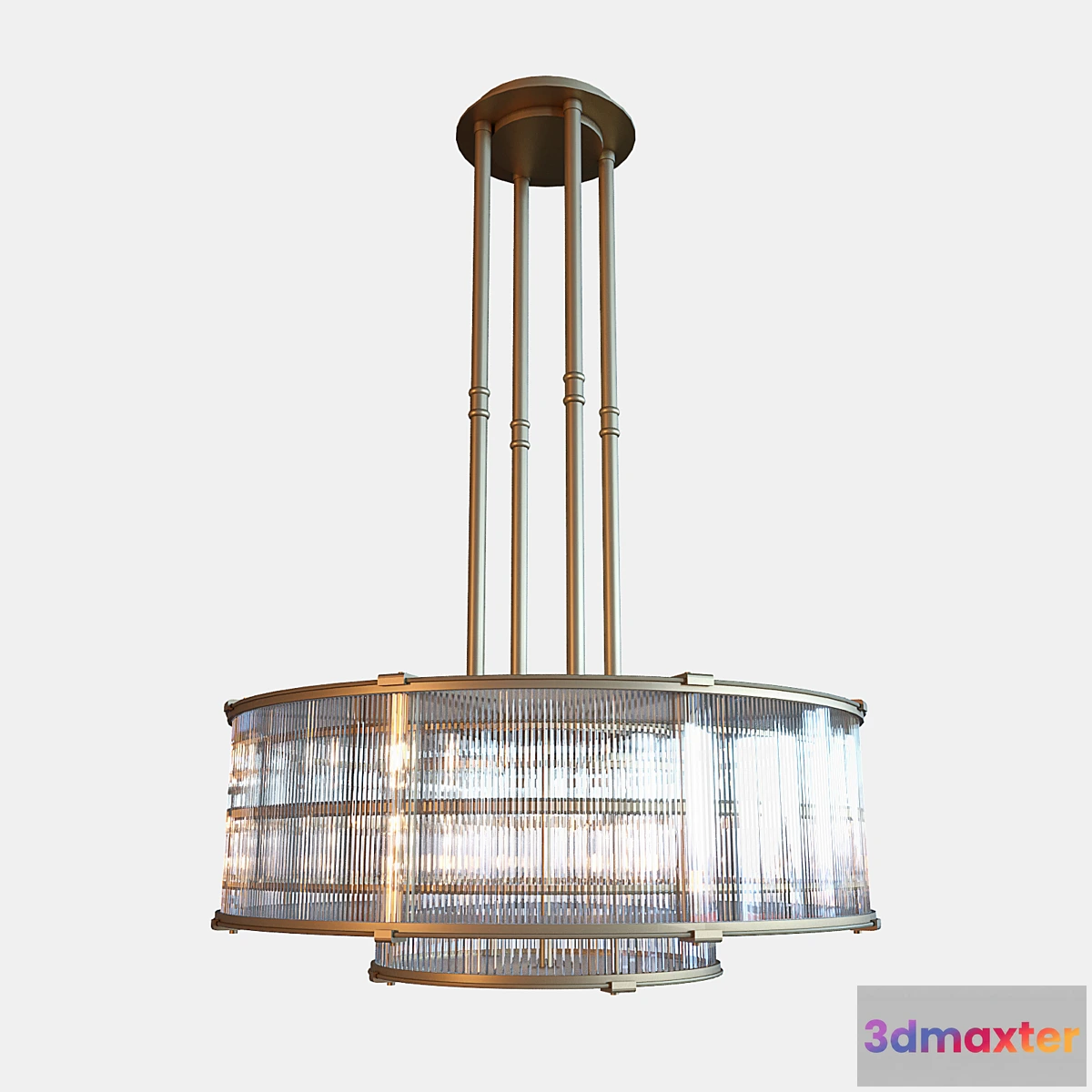 1467548 - Ralph Lauren Allen Large Tiered Chandelier 3D Max