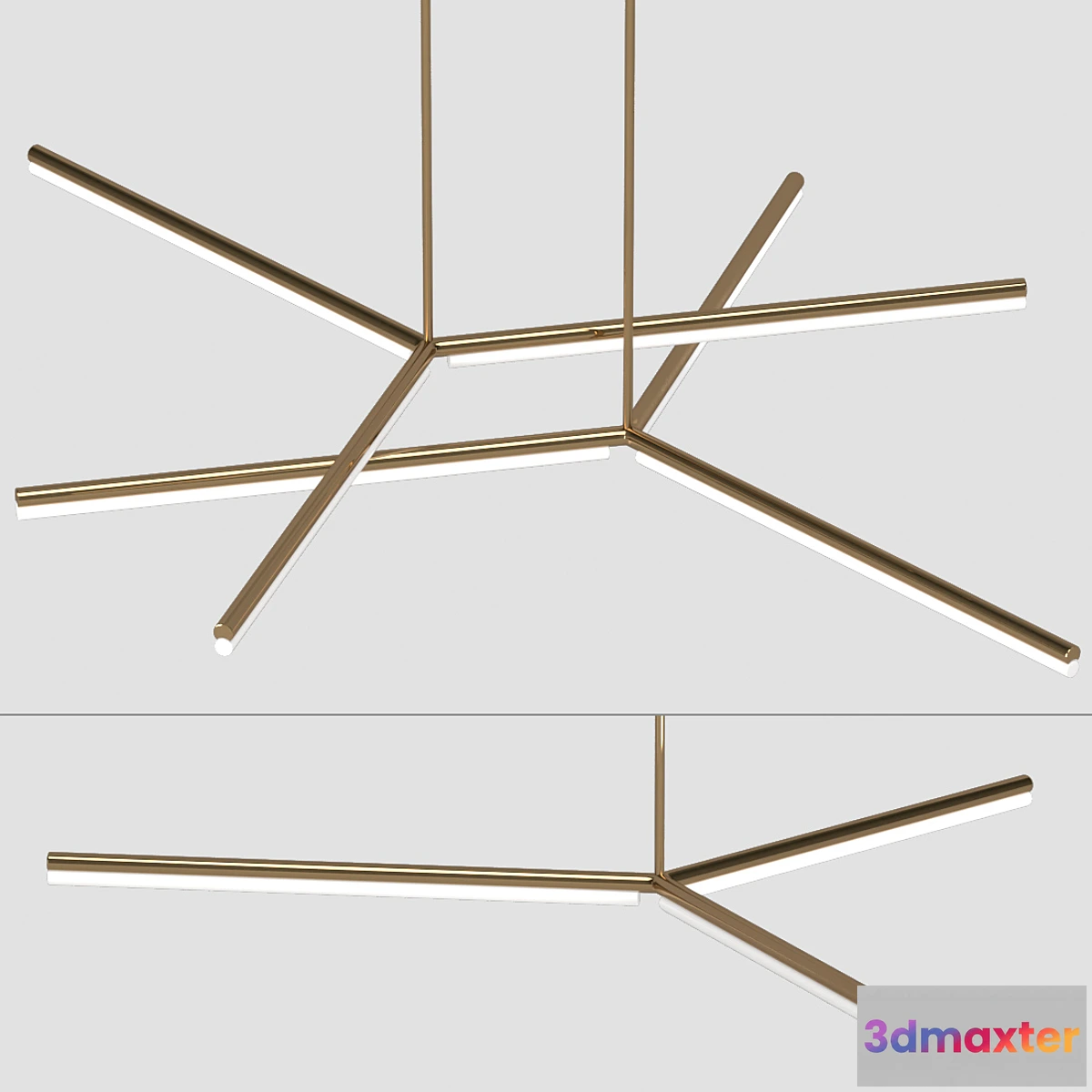 1467900 - Chandelier Lit Lines 3D Max