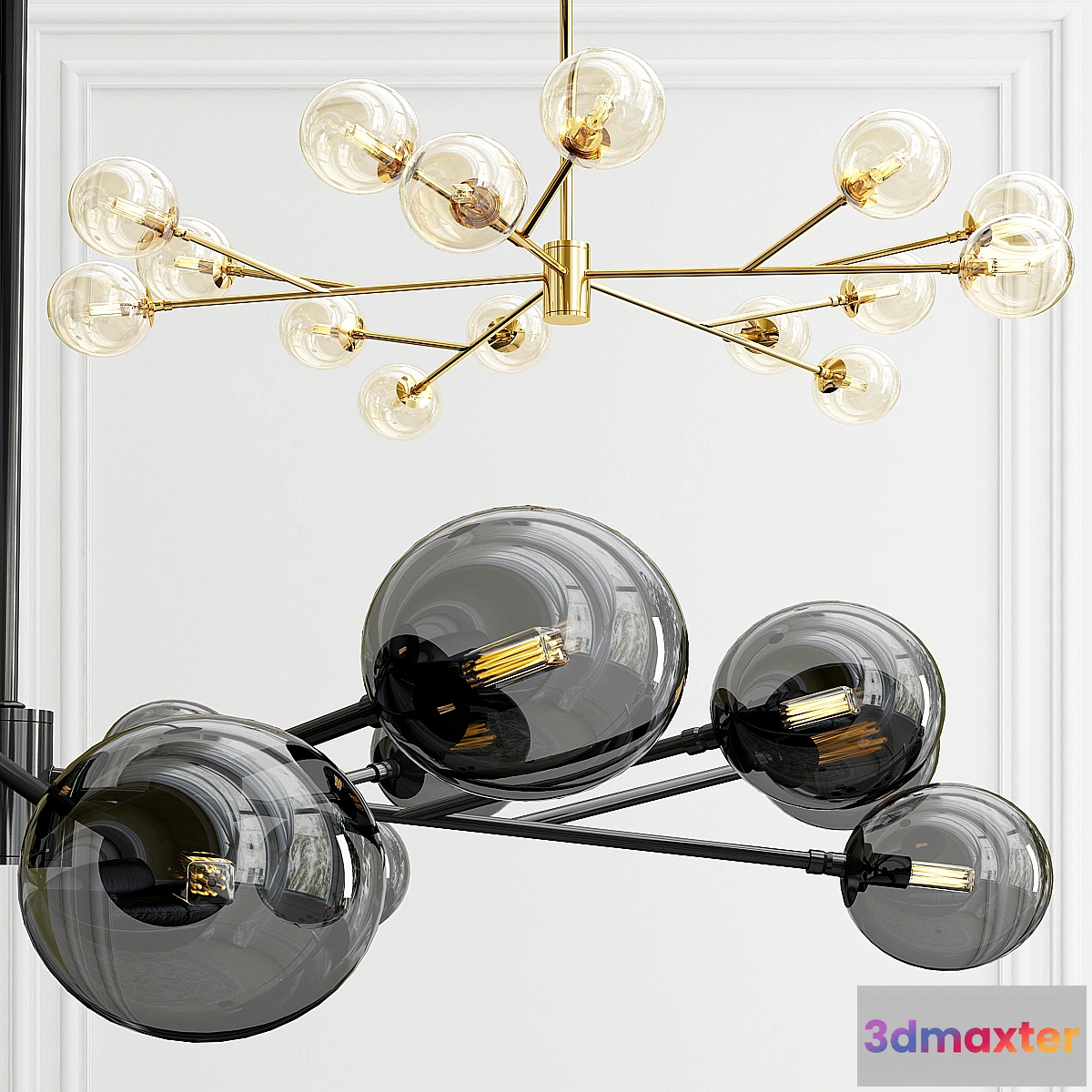 1468182 - Orion 15 Light Pendant 3D Max