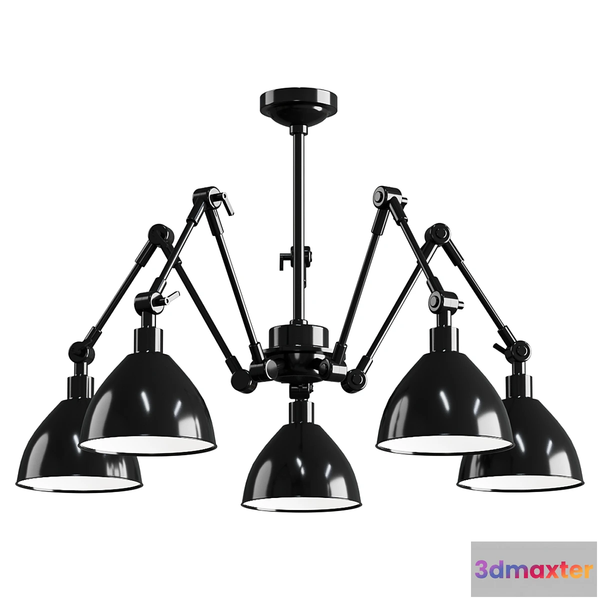 1468592 - SKU OL213 Chandelier AMSTERDAM ENAMEL by Romi Amsterdam 3D Max